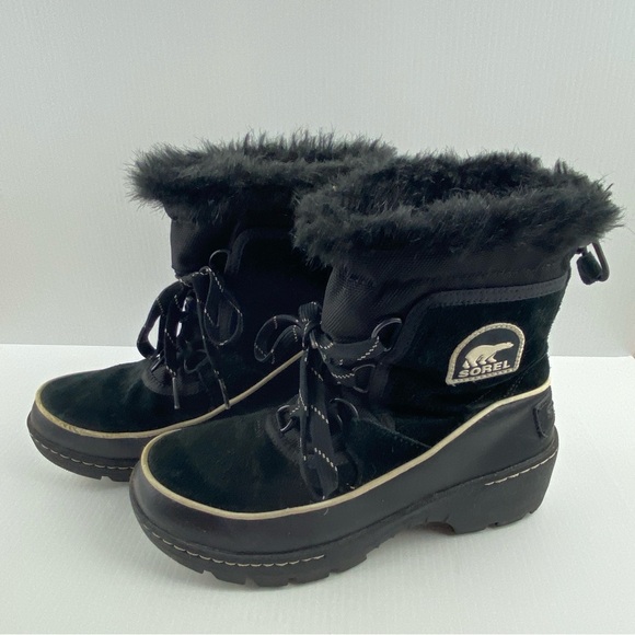 Sorel Tivoli II Boots Suede Faux Fur Winter Snow Boots - Picture 1 of 10
